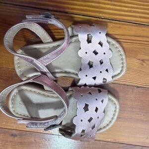 Old Navy Kids Metallic Pink Sandals